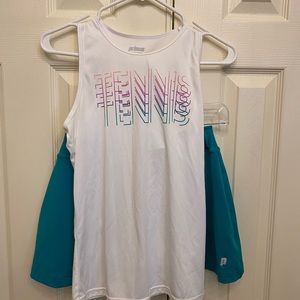 Prince tennis skirt and tank